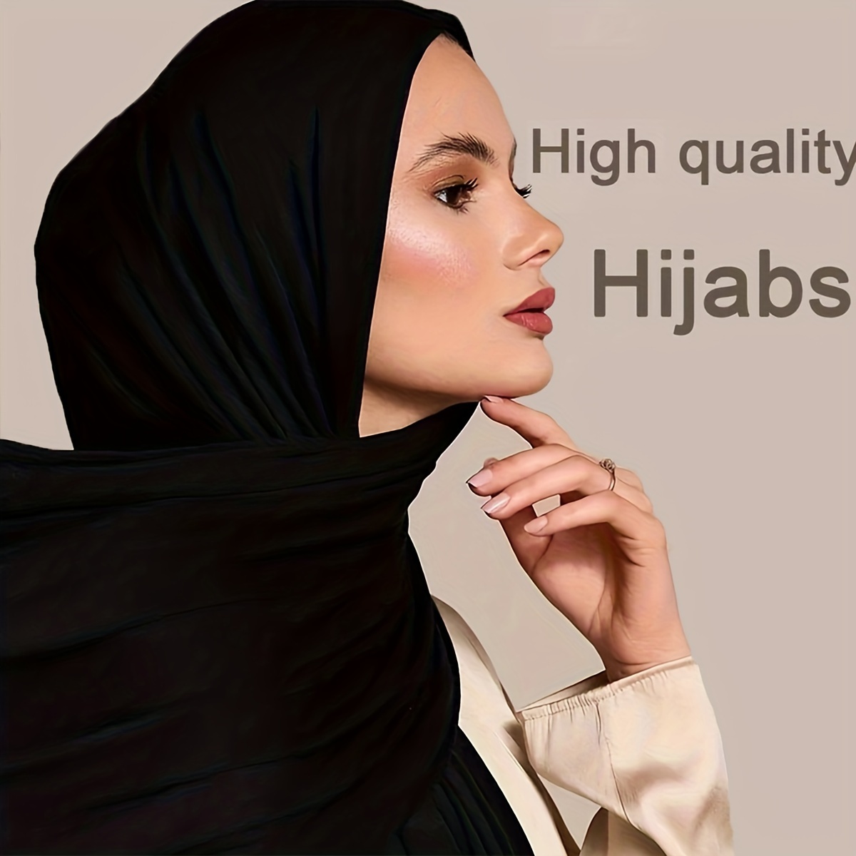 

Elegant Solid Color Hijab Casual Soft Thin Sunscreen Bandana Women's Stylish Windproof Scarf Shawl