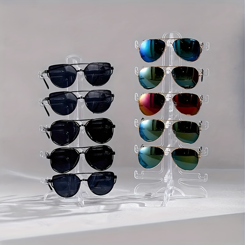 Bandeja de exhibición de gafas de sol, caja organizadora de 12 ranuras,  soporte de gafas de