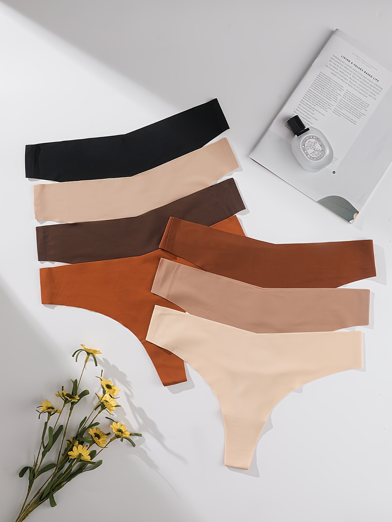 Plus Size Basic Thong, Women's Plus Plain Medium Stretch G-string Thong  Underwear - Temu Bahrain