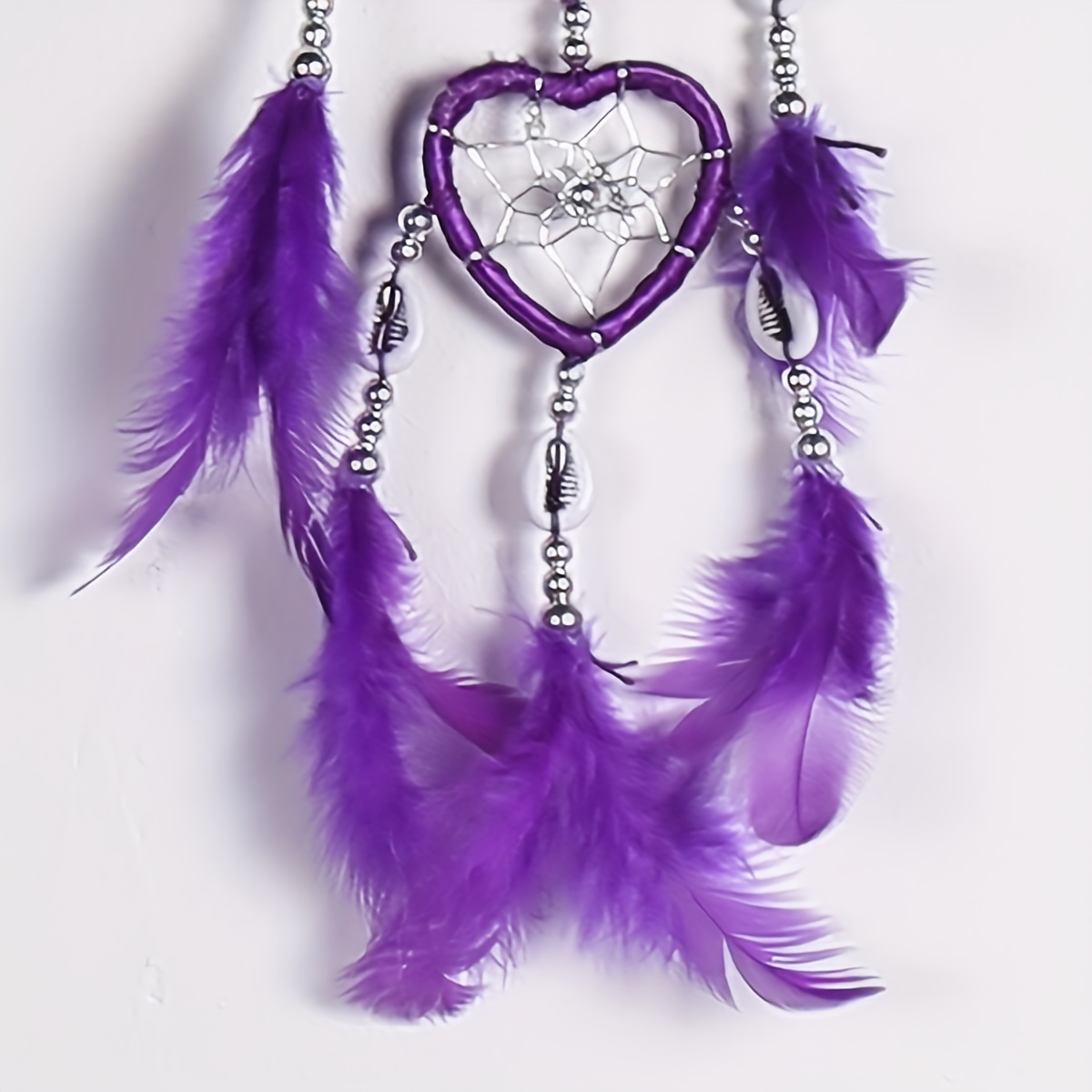 Creative Heart Shaped Dream Catcher Car Hanging Ornament Mom Gift