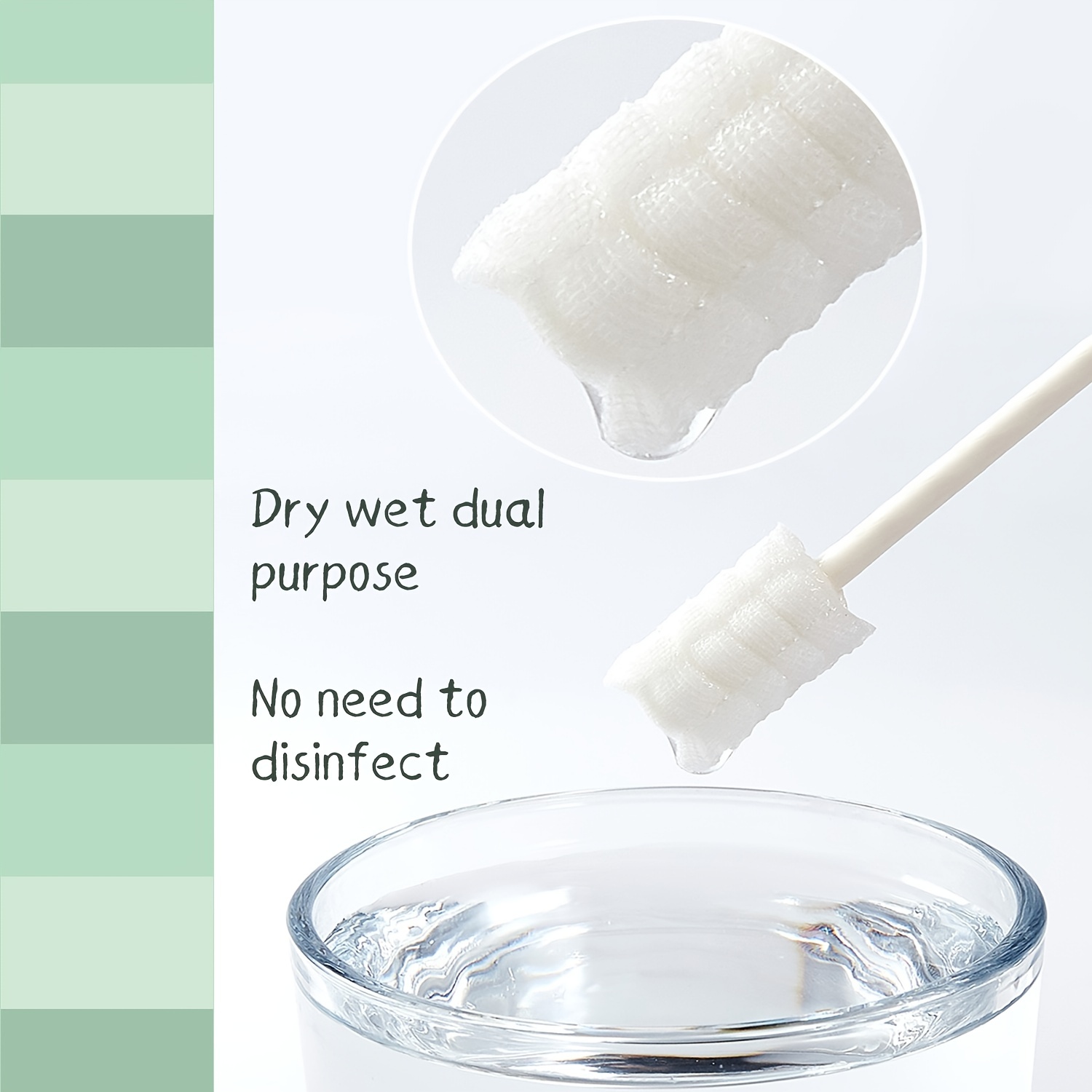 Cepillo de dientes de gasa para bebé, limpiador de lengua, 40 unidades  desechables, para bebés de 0 a 36 meses + 1 cepillo de dientes de dedo  gratis - OdontoFarma