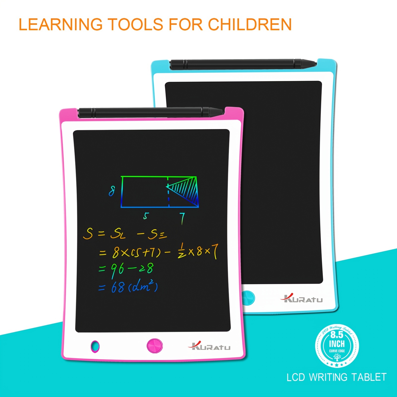 Juguetes para Niñas de 3 a 6 Años, Tableta de Escritura LCD