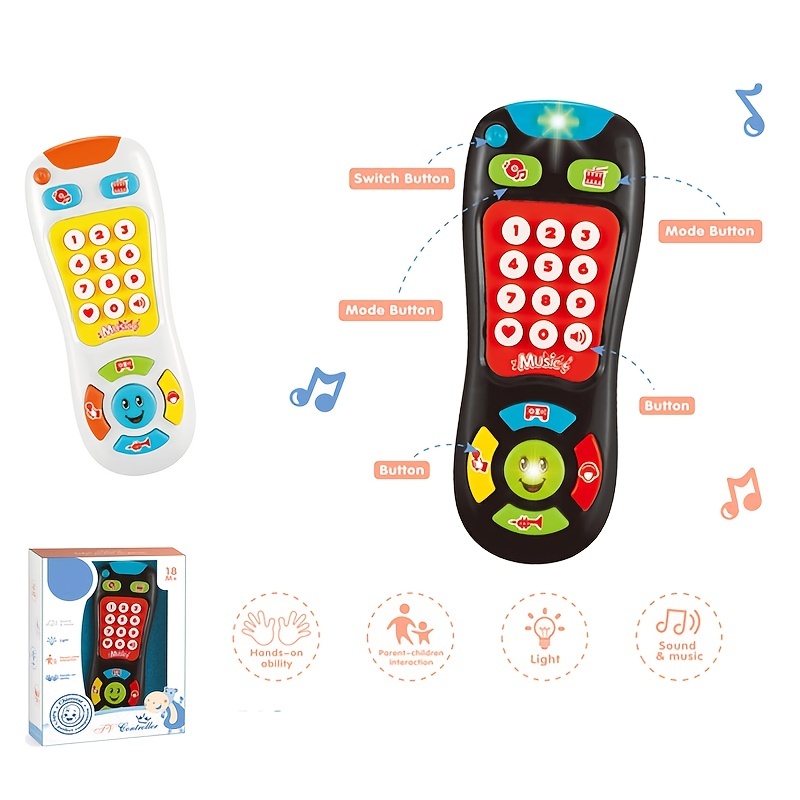 Number 1 in Gadgets Baby Remote Toy Game Controller, Musical Toys Light and  Sound Early Educational Learning for Infants