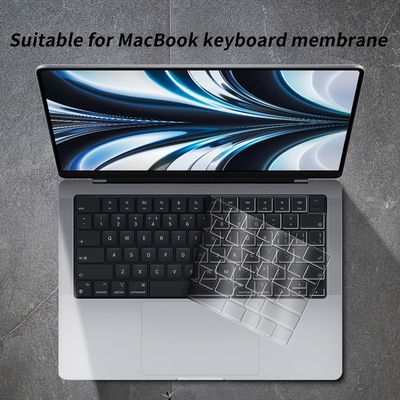 Premium Ultra Thin Keyboard Cover Protector, Compatible With 2021 2022 M1 Pro/Max MacBook Pro 14" 16" (A2442 A2485) And 2022 M2 MacBook Air 13" (A2681), For 2020 MacBook Pro 13 Inch M2 M1 A2338 A2289 A2251,US (ANSI) Layout, Clear