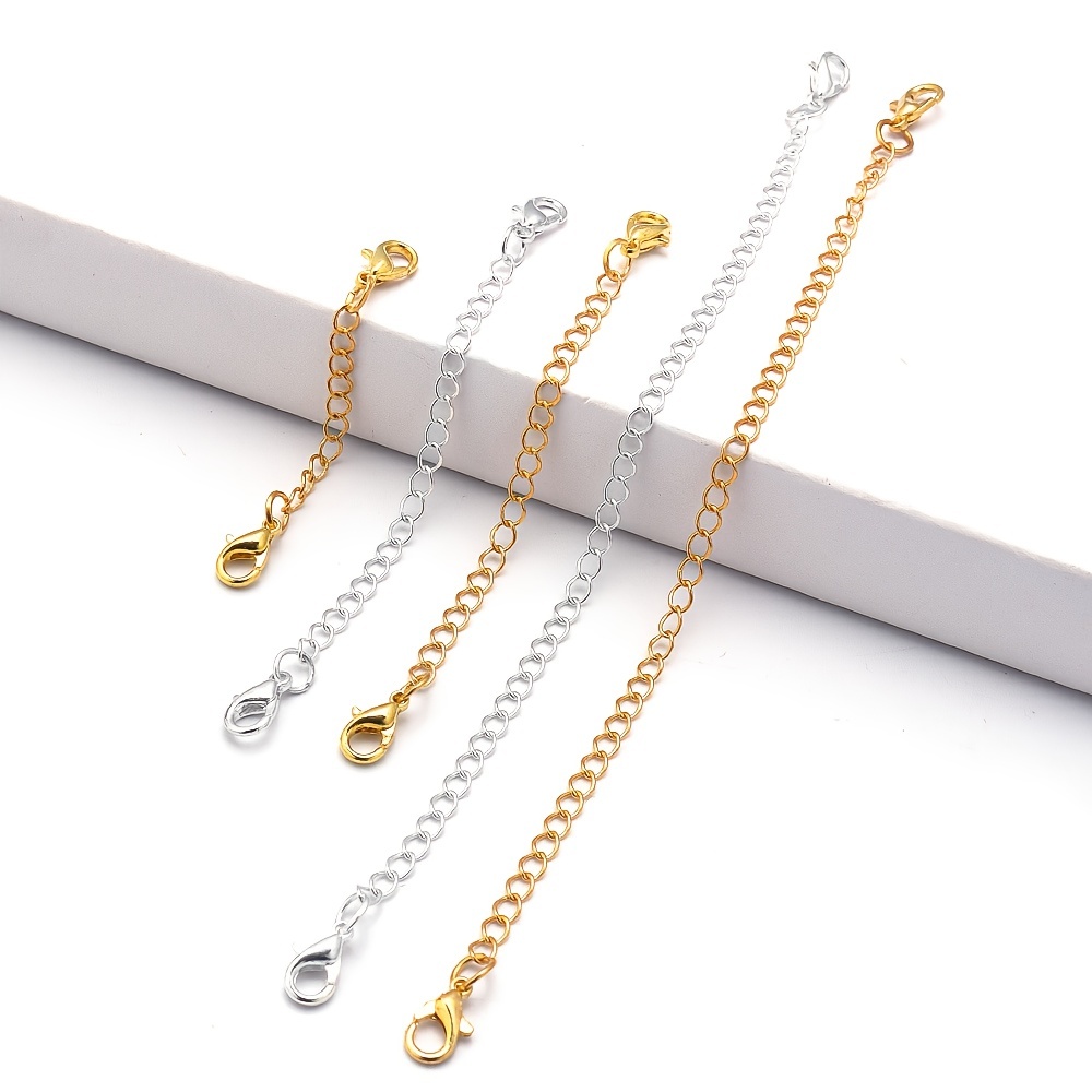 Gold Plated Copper Necklace Extension Chain Copper Necklace - Temu
