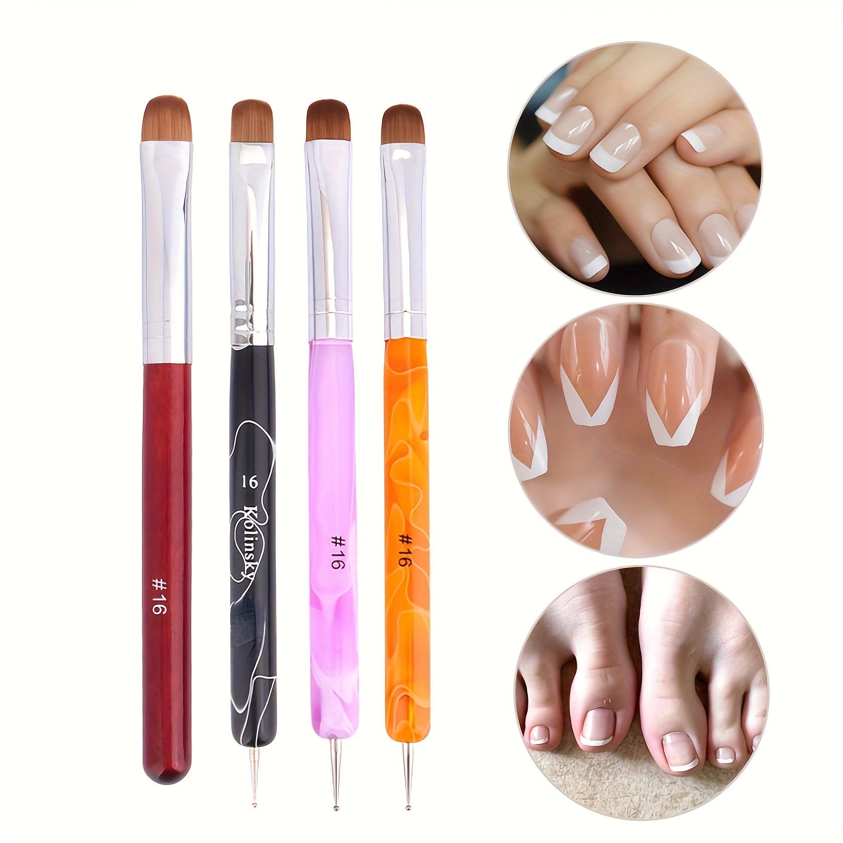 Nail Art Brush Cleaner Cup Immersion Brush Cleaning Bottle Nail Wash Pen  Holder Nail Brush Cleaning Cup with Multiple Size Slots.