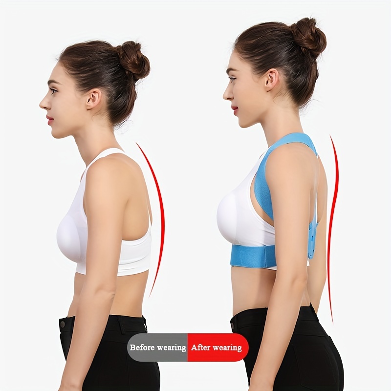 1pc Women's Posture Correcting Bra With Back Support And Body