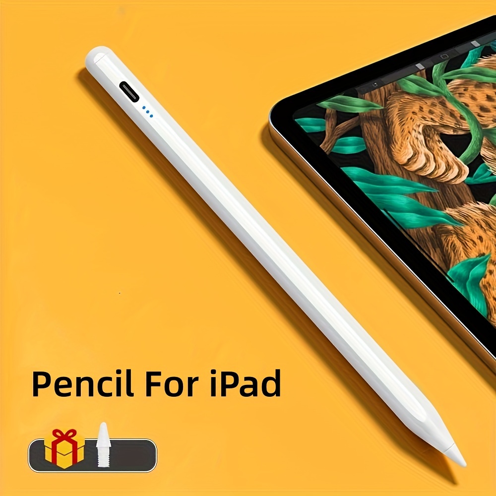 Penna per Apple iPad (2018-2023) con Ricarica Rapida, Funzione di  inclinazione, Rigetto del palmo Stylus Pencil Per iPad 10/9/8/7/6a  Generazione, iPad Pro 11/12.9, Air 5/4/3, Mini 6/5 : : Informatica