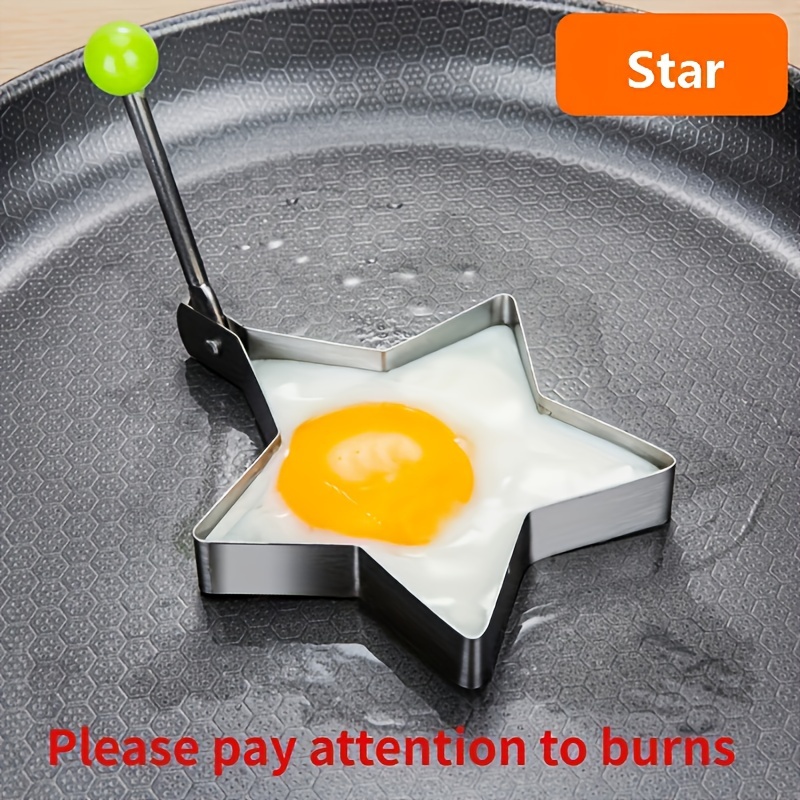 New Stainless Steel DIY 5 Types Fried Egg Pancake Shaper Omelette