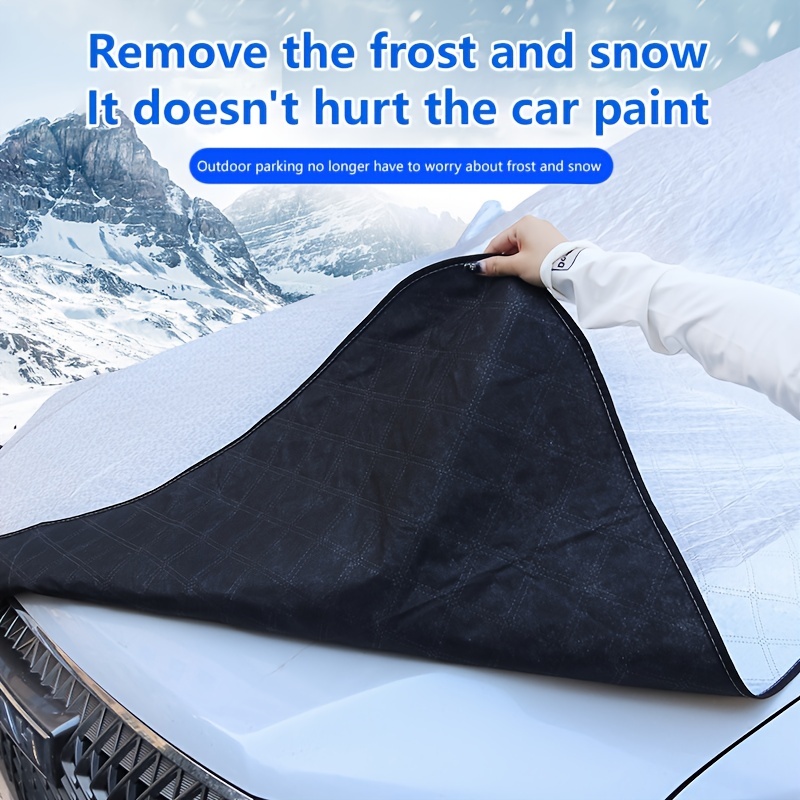 1 Stück Süße Autoscheibe Schneeabdeckung! Dicke Winterschnee-schutzschild,  Frostschutz. Verhindert Einfrieren Und Schnee Auf Ihrem Auto