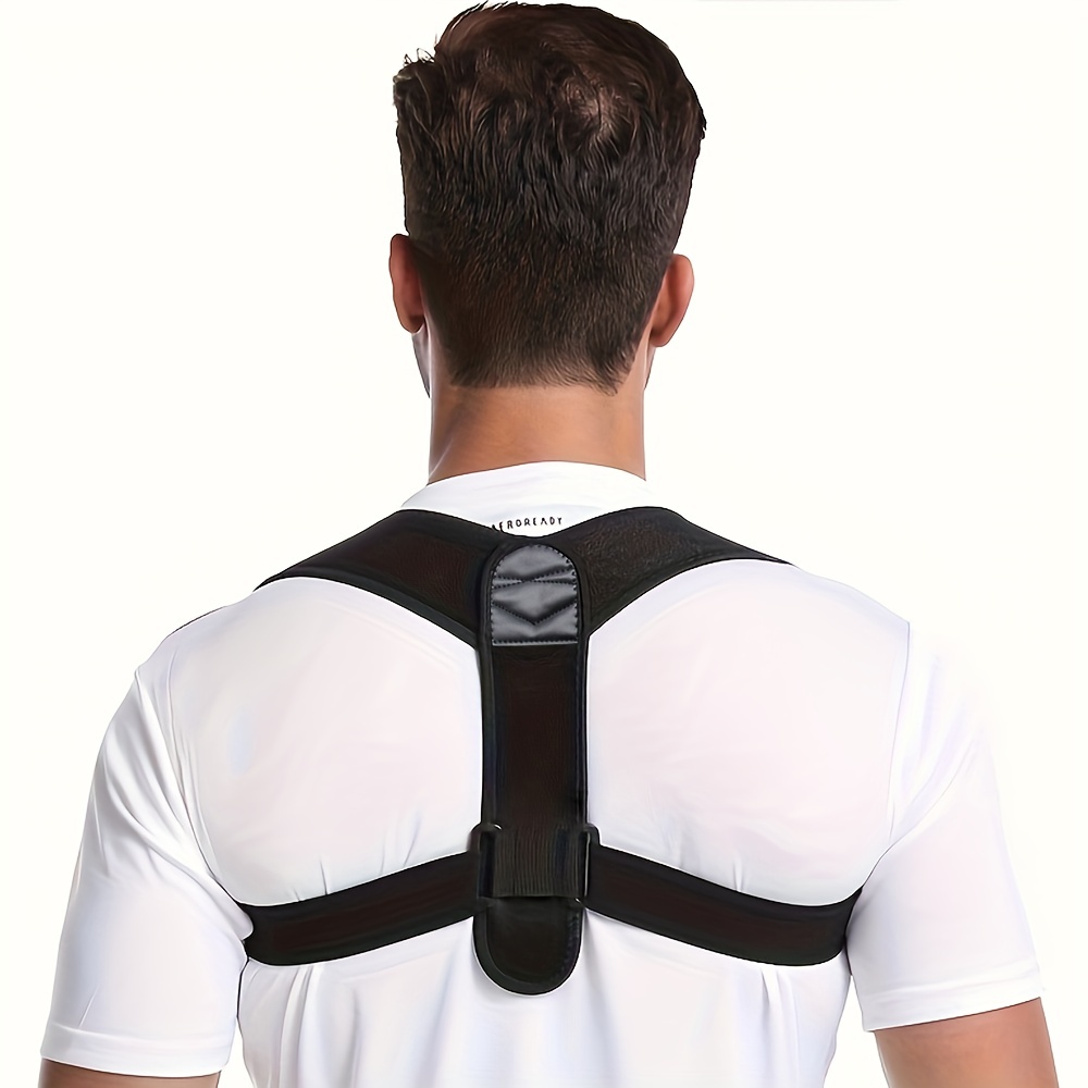 Adjustable Posture Corrector Back Support Shoulder Brace Men - Temu