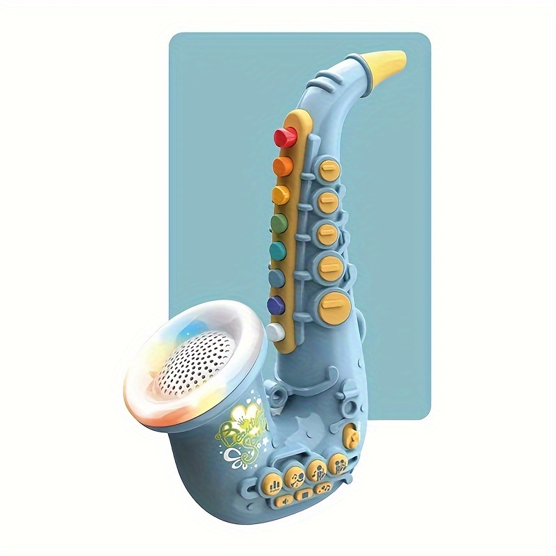  Instrumento de juguete multifuncional de saxofón - Herramienta  de educación de saxofón musical Juguetes tempranos Sonidos Aprendizaje de  plástico Desarrollo Regalos para fabricantes cuerno Juguetes : Juguetes y  Juegos