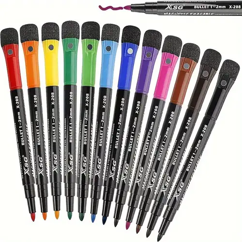 Magnetic Dry Erase Marker Assorted Colors Whiteboard Markers - Temu