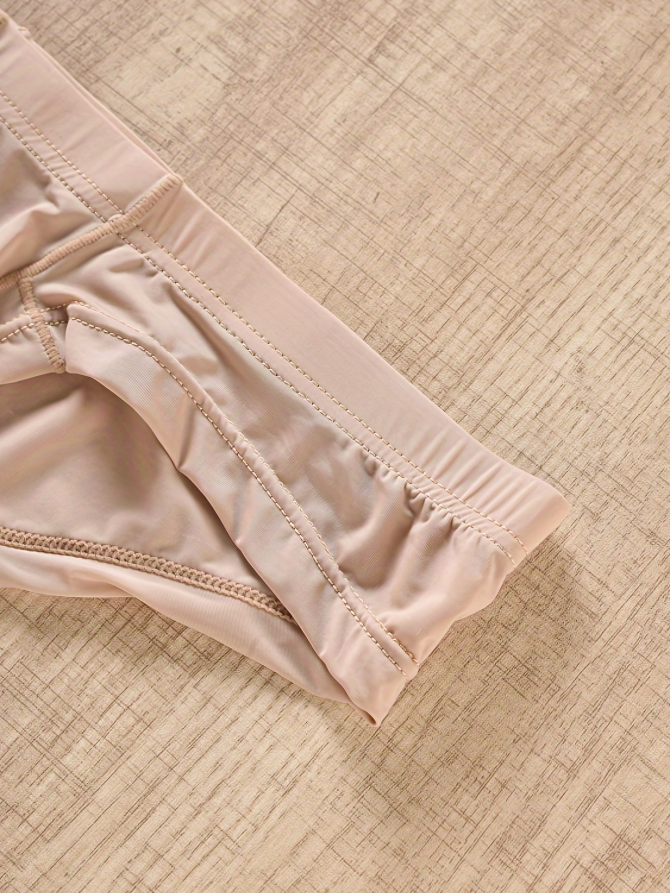 Men's Underwear Sexy Low Waist Breathable Bulge Panties Cool - Temu