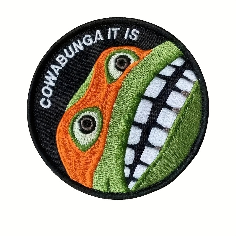 Cowabunga It Is Patch Add Some Fun To Your Tactical Gear - Temu Japan