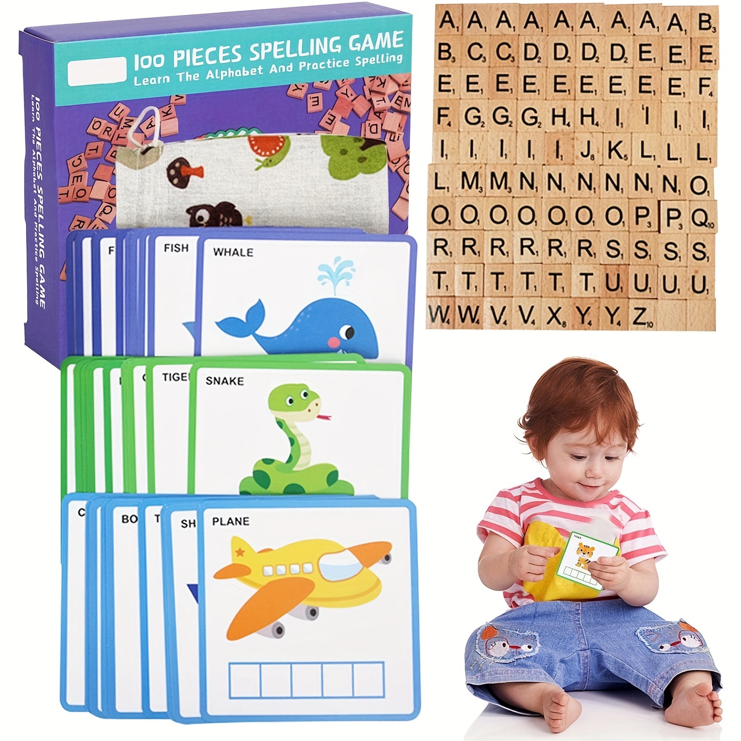 Juguetes de aprendizaje para 2 3 4 años Regalos para niños, juguetes  educativos para 3 4 5 años, juego de letras a juego juguetes para niños  Ortografía y juguetes de lectura