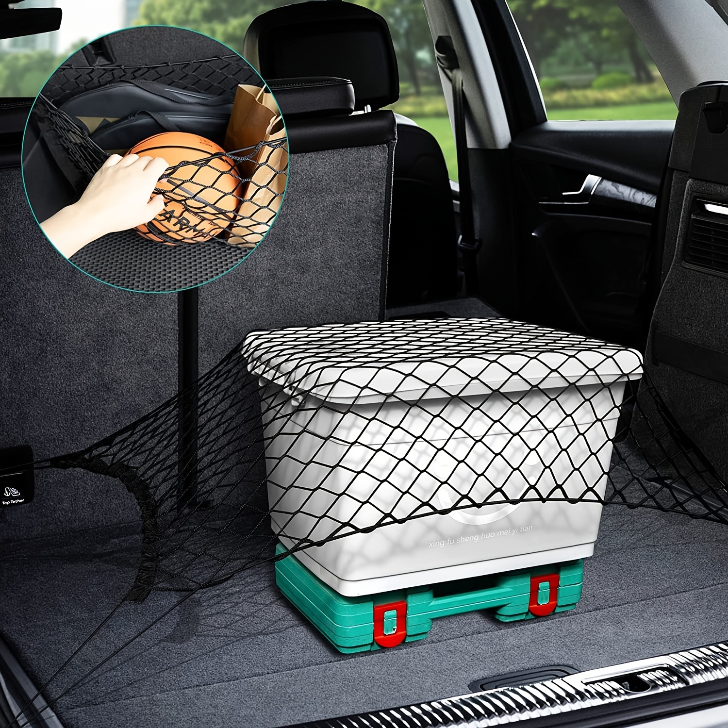 Maximize Your Car's Storage Space With This Mesh Bag And - Temu