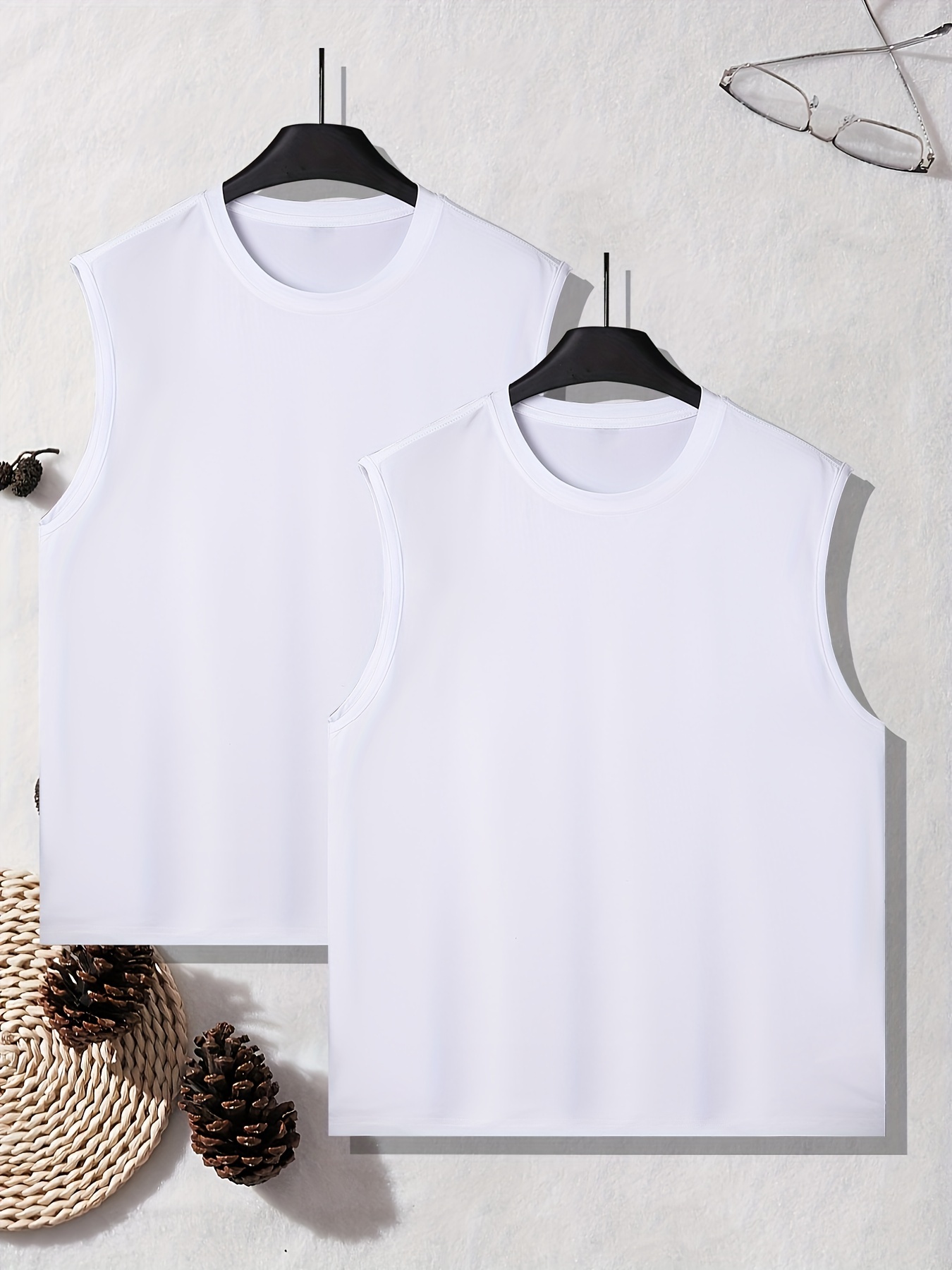  Workout Tank Tops for Women Loose Fit Summer Solid