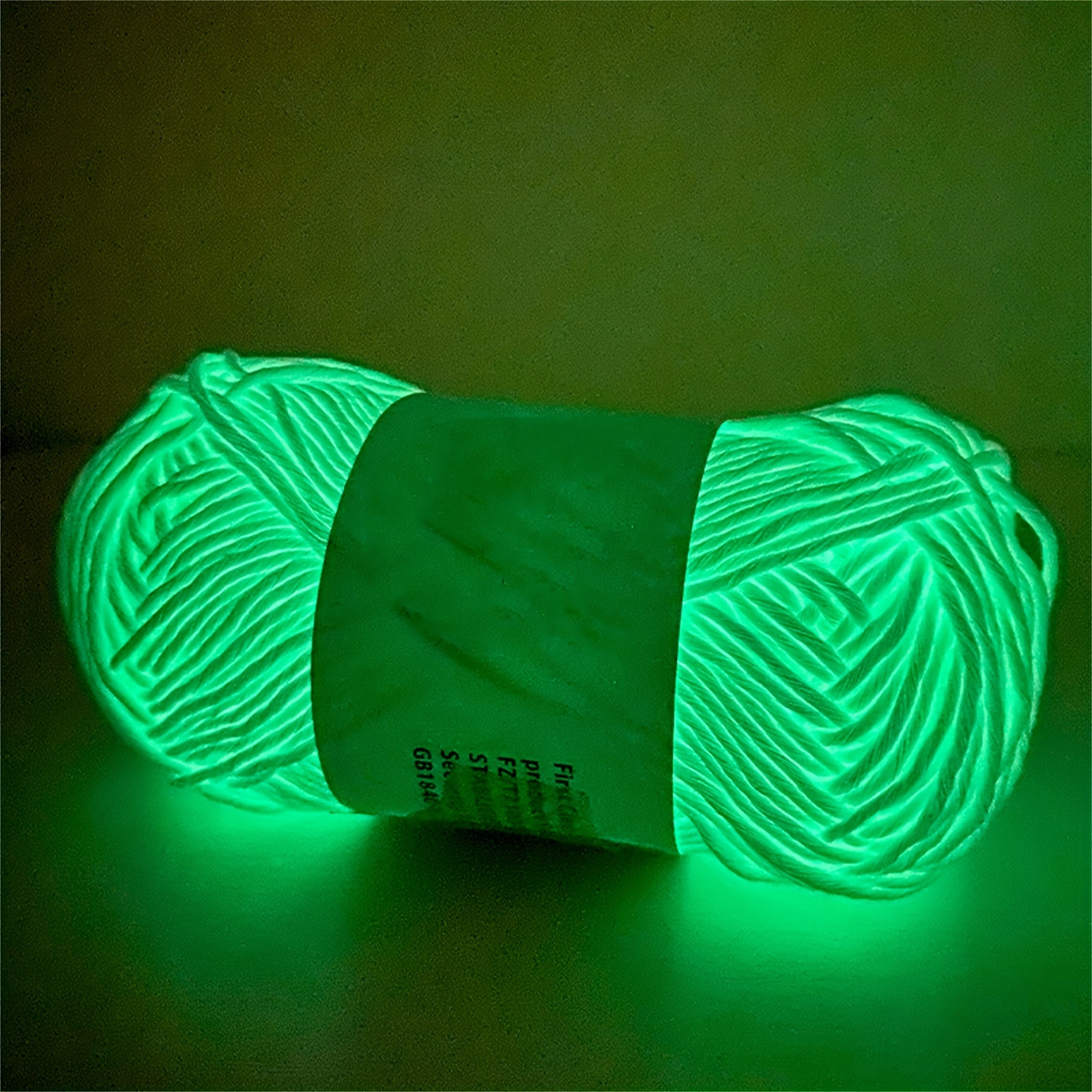 Luminous Knitting Glowing Crochet Yarn Thick Glow In - Temu