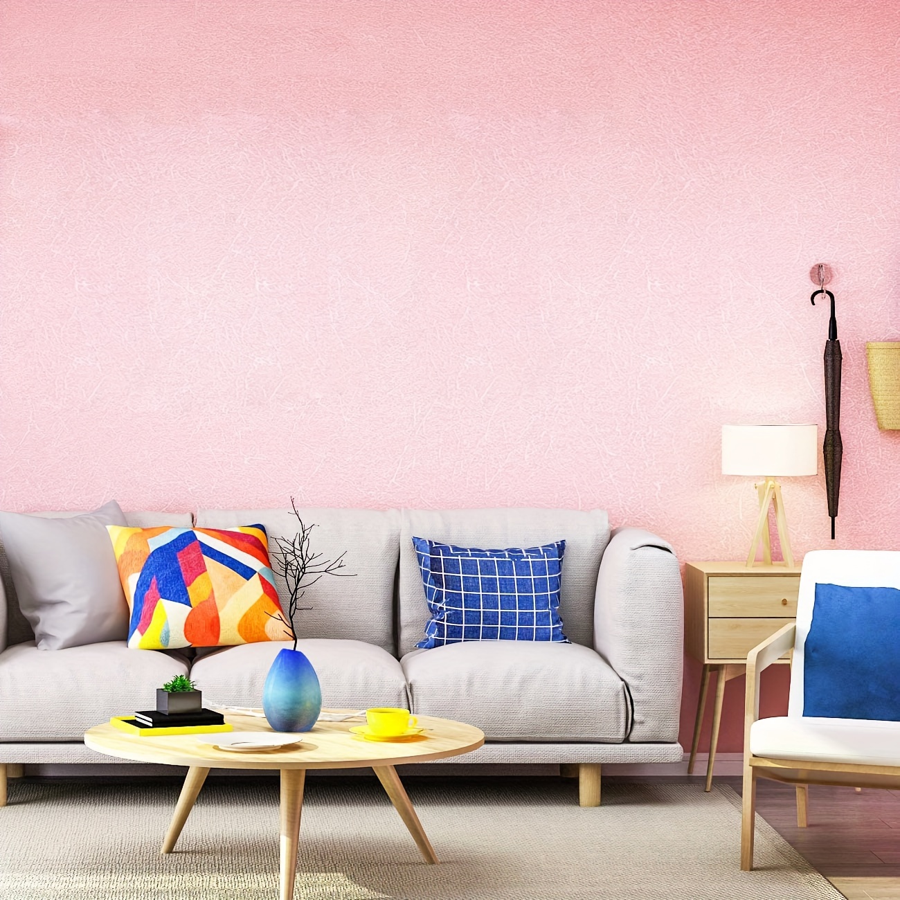 Light Pink Glitter Wallpaper Peel And Stick Glitter Contact Paper