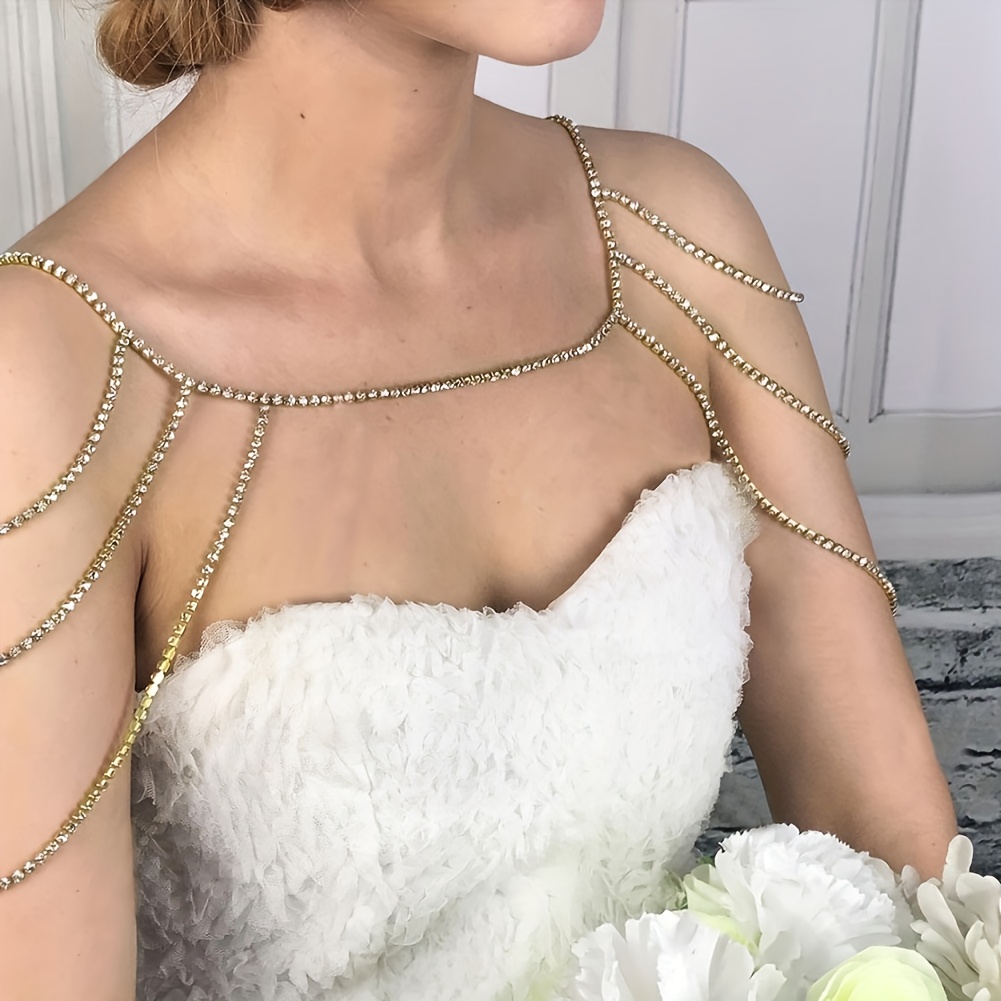 Rhinestone Bridal Shoulder Chains