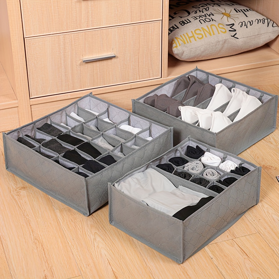 Underwear Drawer Organiser Foldable Multi compartment - Temu