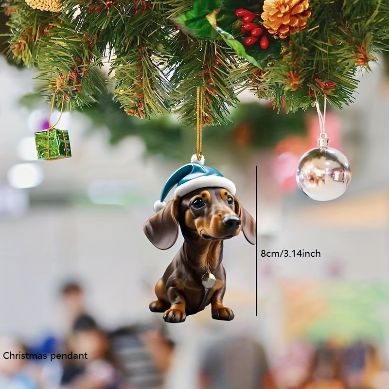 1 Stück Weihnachtlicher Niedlicher Hunde auto rückspiegel - Temu Germany