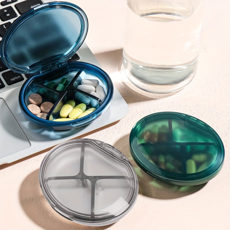 Portable Sealed Pill Storage Box, Compartment Portable Mini Pill Box, Travel  Pill Case, Medicine Container - Temu