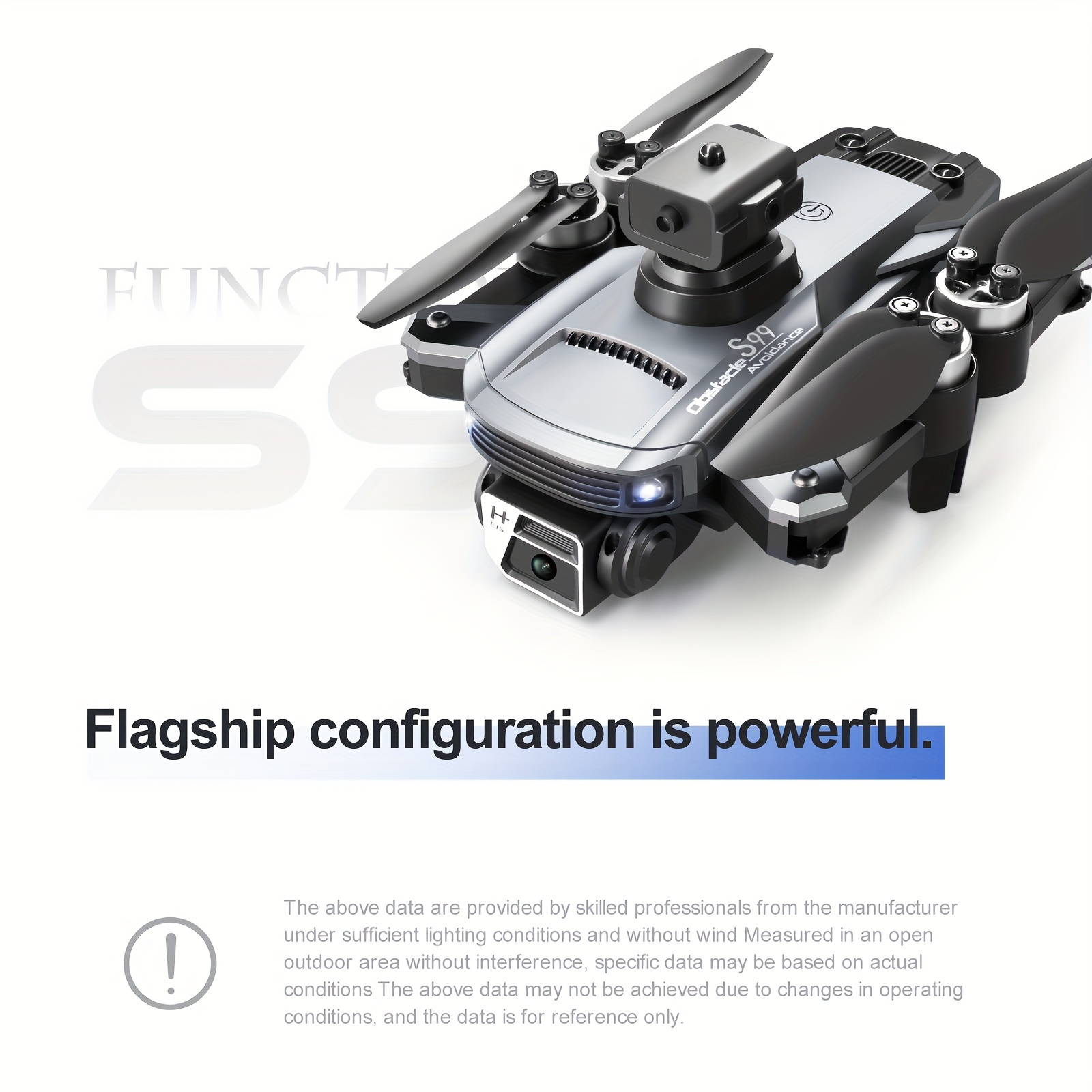 s99max smart remote control hd dual camera folding drone led night vision light optical flow positioning 360 tumbling four sided obstacle avoidance suitable for christmas halloween details 14