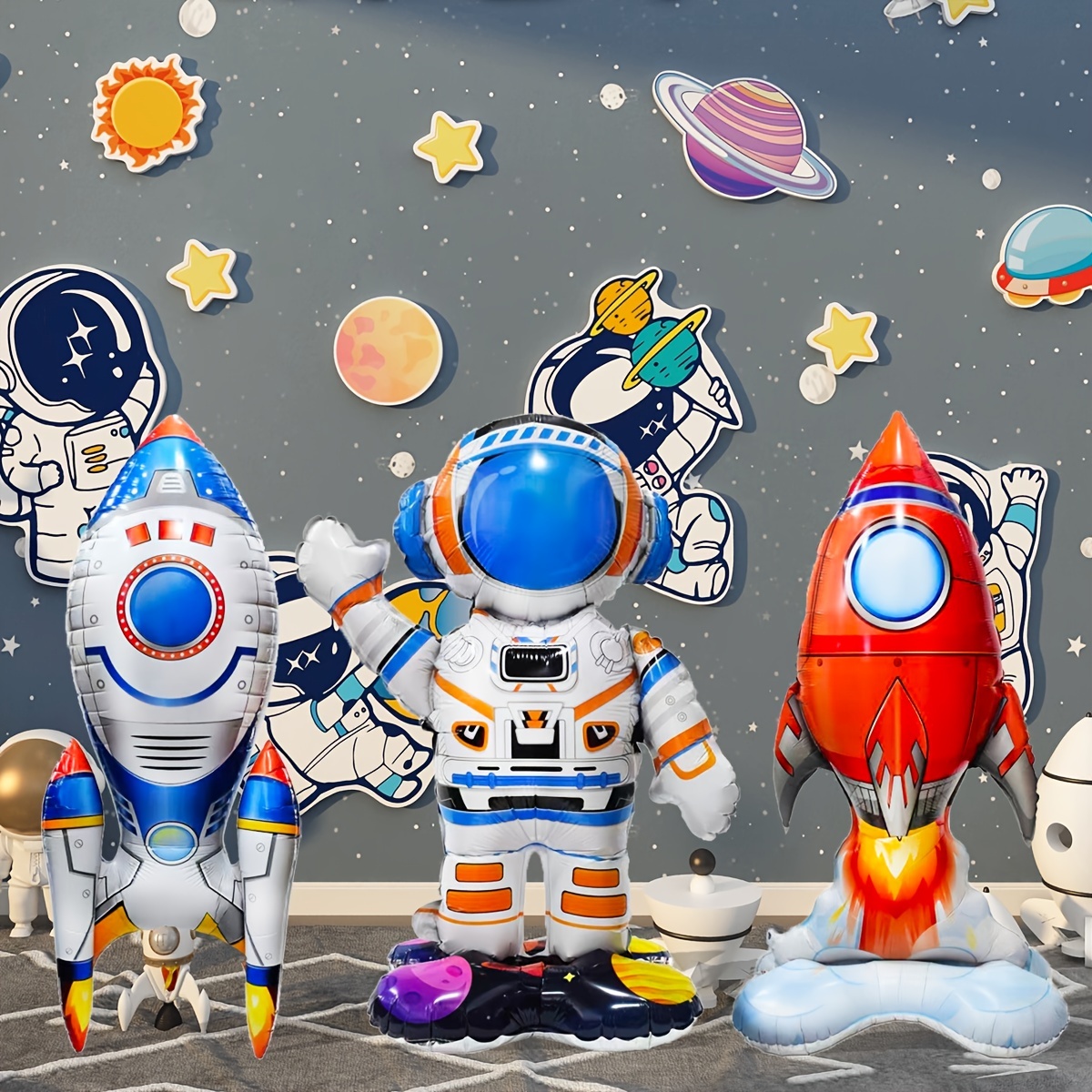Ballon d'astronaute debout, fusée spatiale en forme de fusée, fête  d'anniversaire – les meilleurs produits dans la boutique en ligne Joom Geek