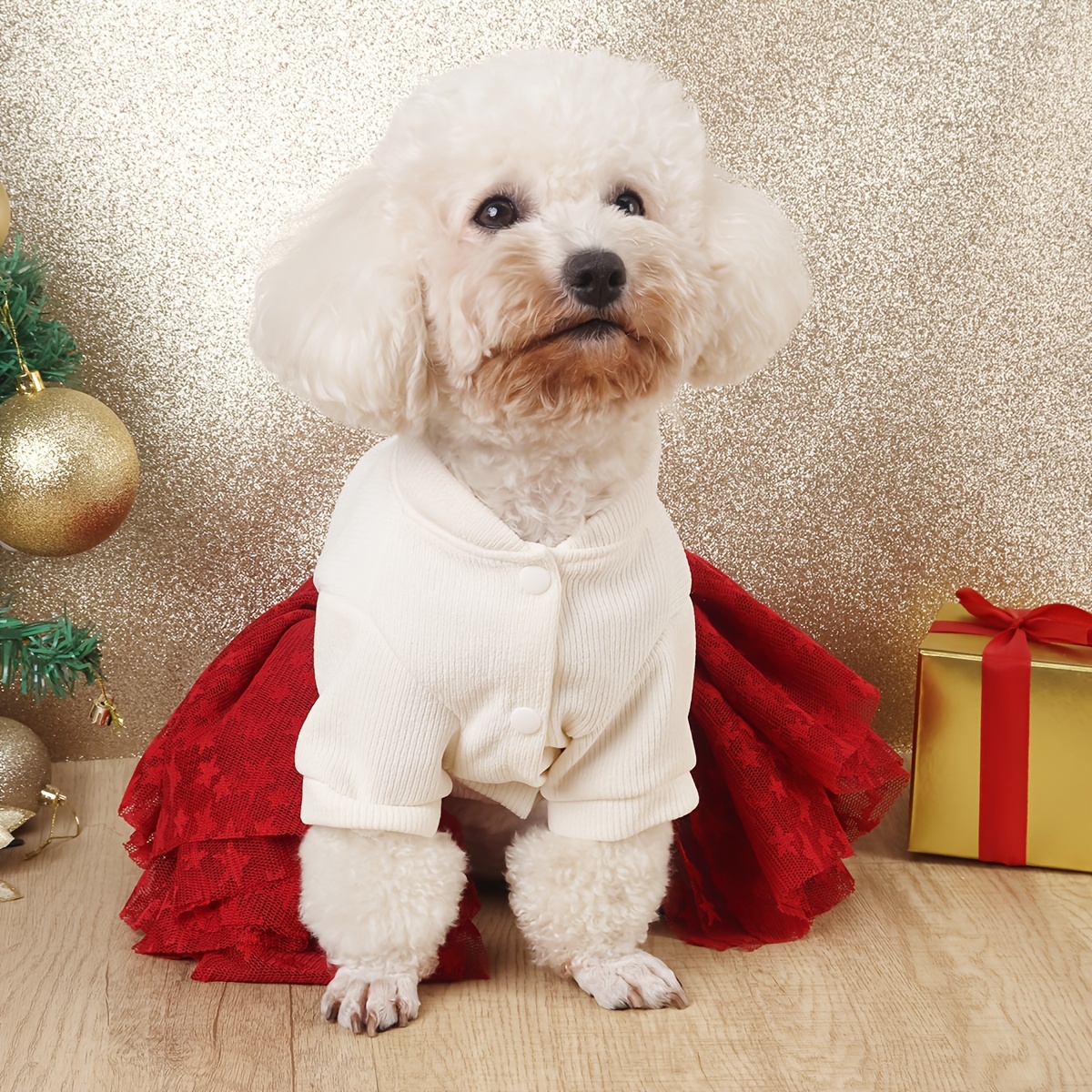 Dog christmas clearance tutu