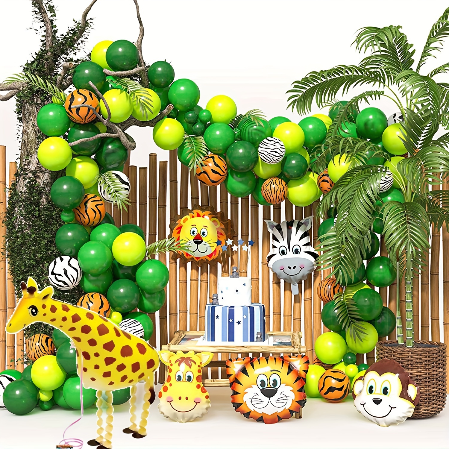 Arco Palloncini Giungla, Ghirlanda Palloncini Verde Salvia e Oro, Palloncini  Compleanno Jungle per Safari Baby Shower, Wild One, Decorazione Sfondo  Festa Primo Compleanno Giungla : : Casa e cucina