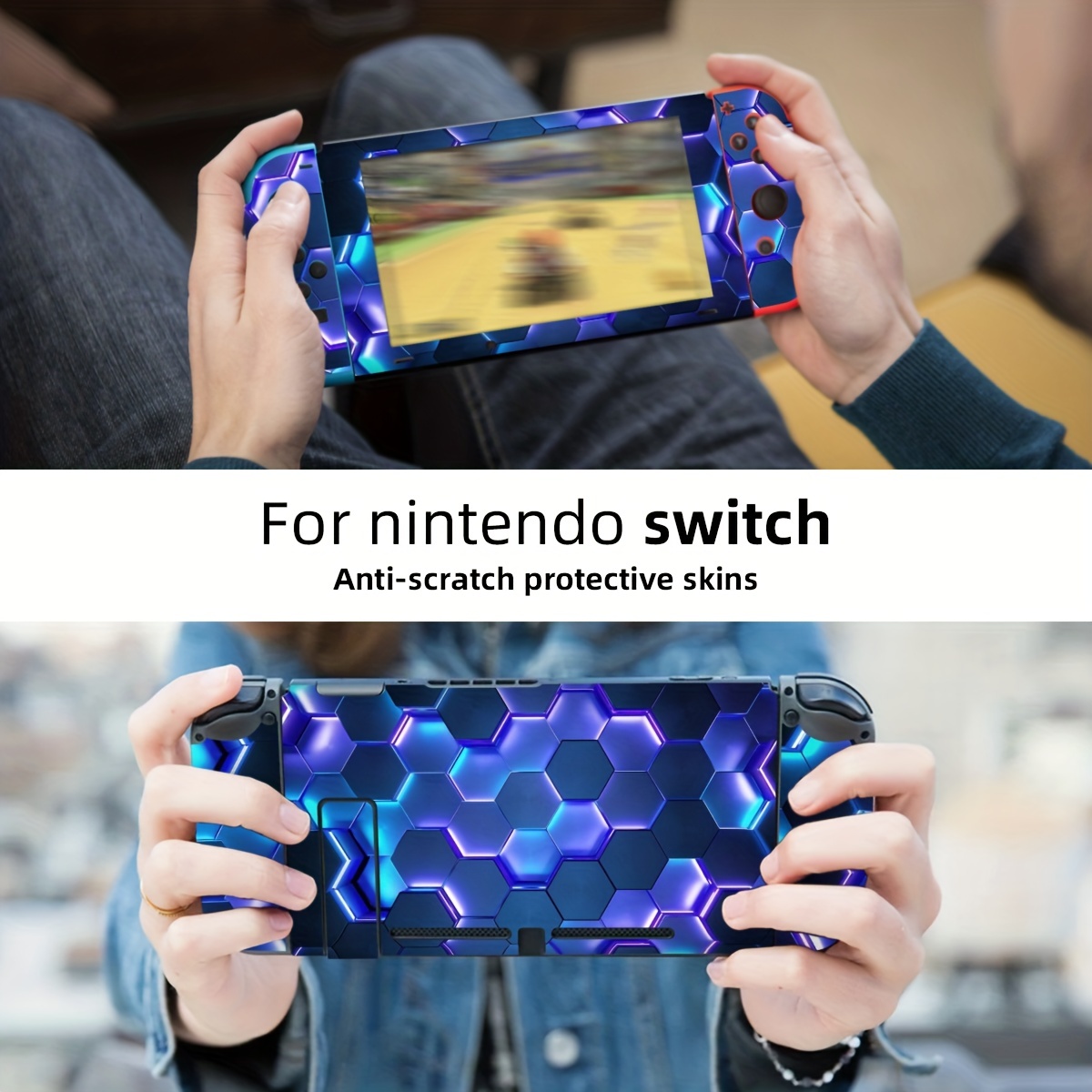 Stitch Pattern Nintendo Switch Skin