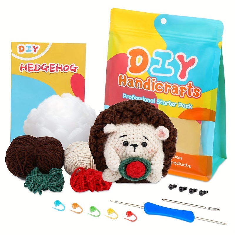 Crochet Animal Kit Crochet Kit for Beginners for Knitting Lover Kids Adults
