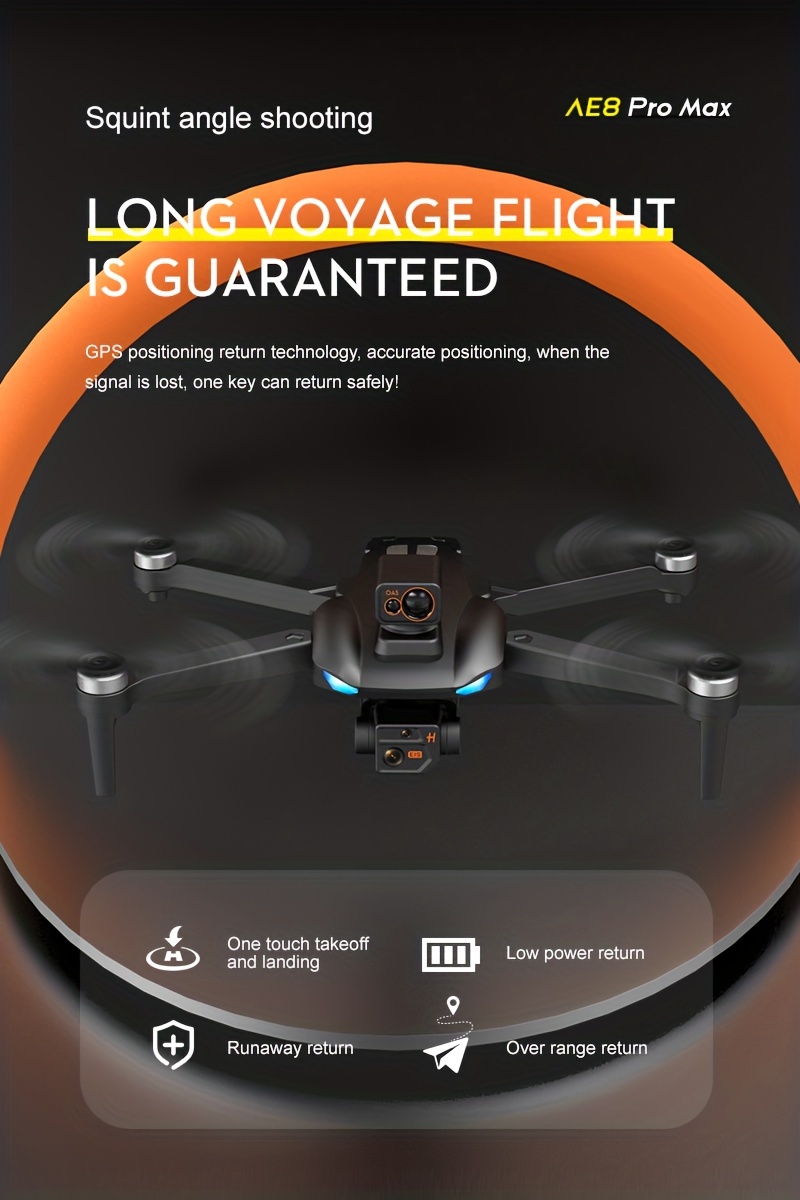 Drone With Camera For Adults HD Video Transmission GPS Auto Return Following Mode Perfect Christmas Gift details 7
