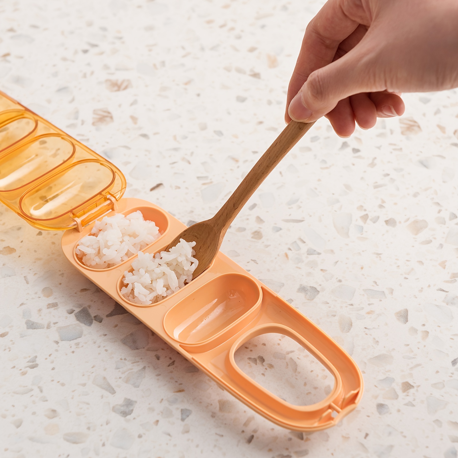 1pc Rice Ball Mold Shaker Baby Rice Ball Maker Kids Sushi - Temu