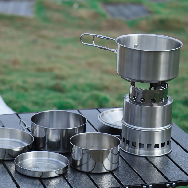 Stainless Steel Portable Pot - Temu