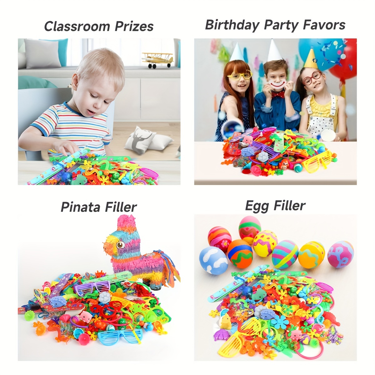 200pcs Huge Box of Prizes for Classroom Bulk Toys for Kids Birthday Party  Favors