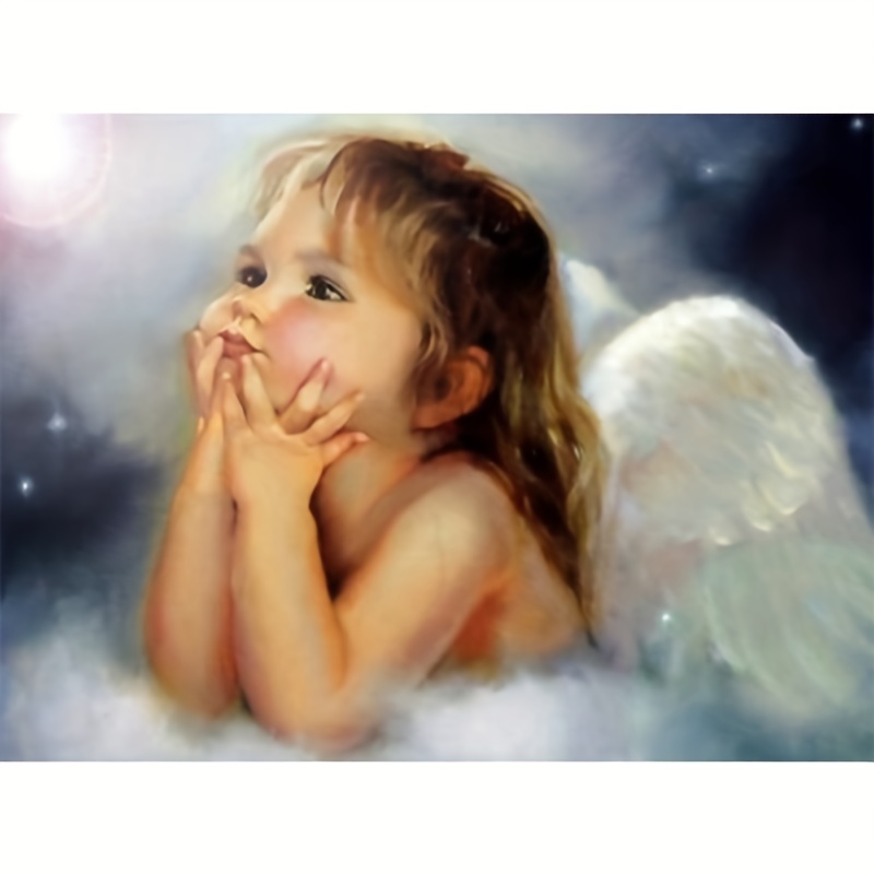 Angel Baby DIY 5D Diamond Painting Full Home Decor Wall Art