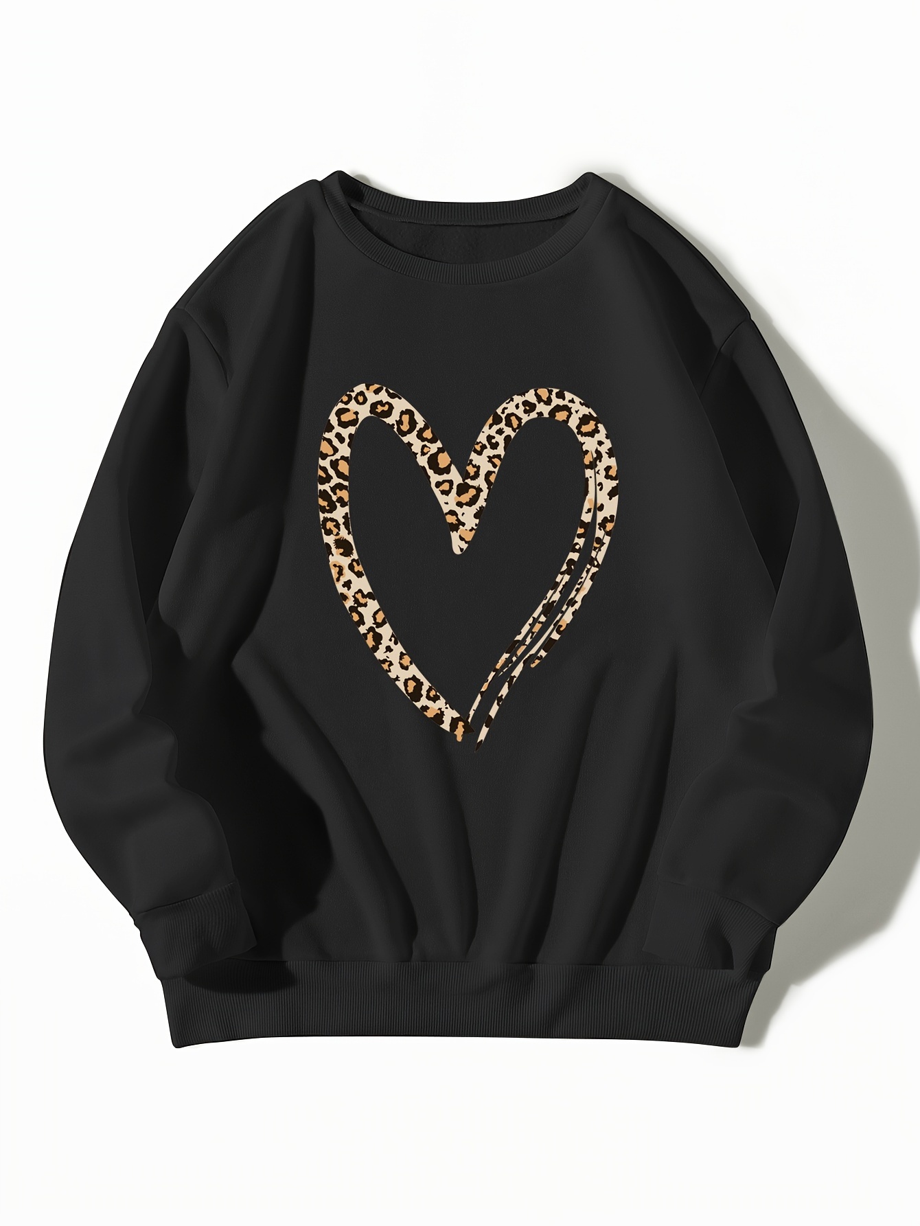 Stella and gemma leopard best sale heart sweatshirt