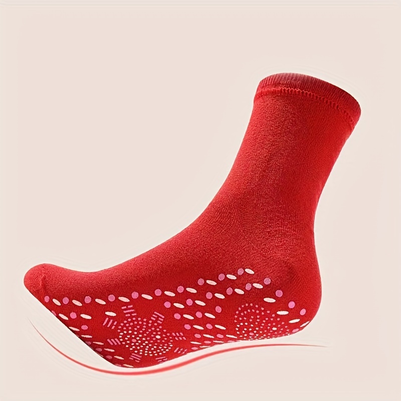 Comprar 1 par de calcetines calefactables, calcetines magnéticos, calcetines  autocalentables, cómodos, transpirables, para invierno, pies fríos,  calcetines cálidos, talla Unisex 37 ~ 44