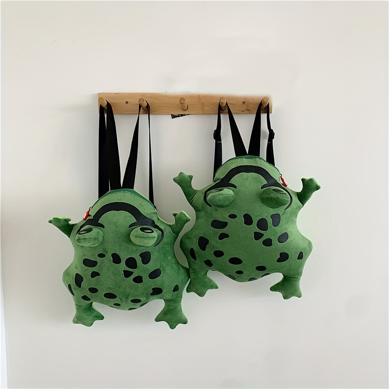 Cute Frog Plush Shoulder Bag - Kawaii Fashion Shop