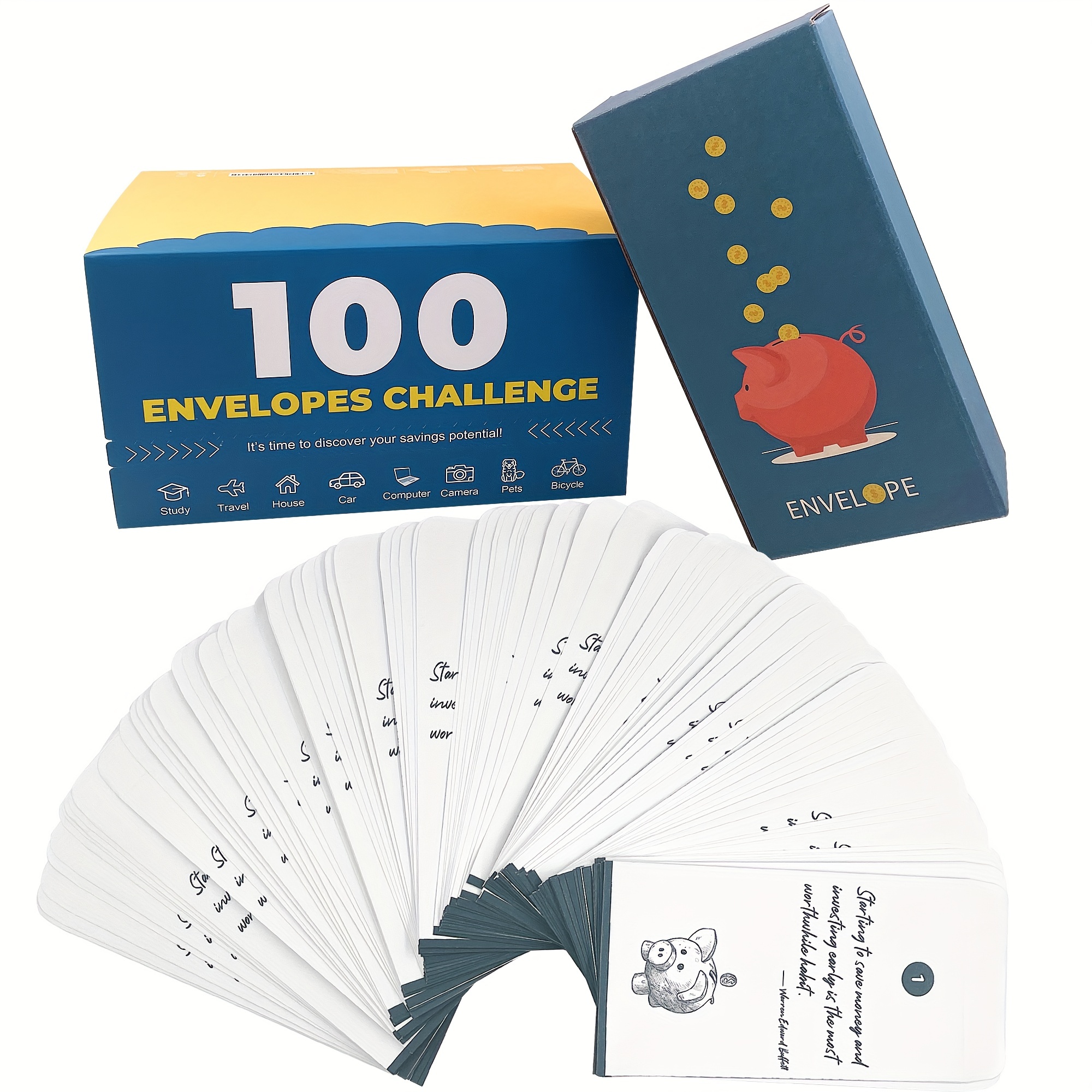 100 Desafíos Sobres Libro Retos Ahorrar Dinero 2024 Nuevo - Temu