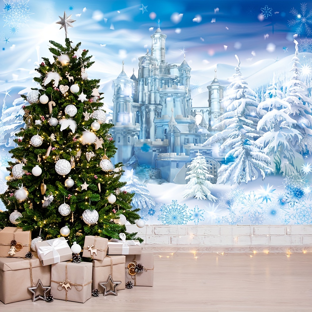 Christmas Photography Backdrops Winter Wonderland Decorations Backgrou –  webackdrops