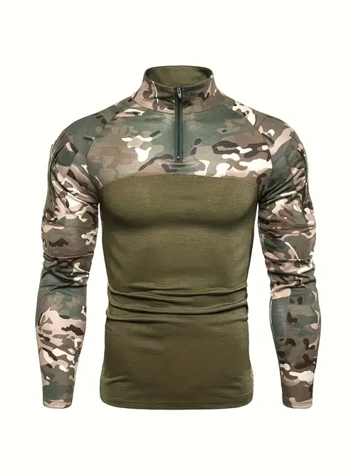Tactical T-shirt Men SWAT Casual Long Sleeve Military Army Sport
