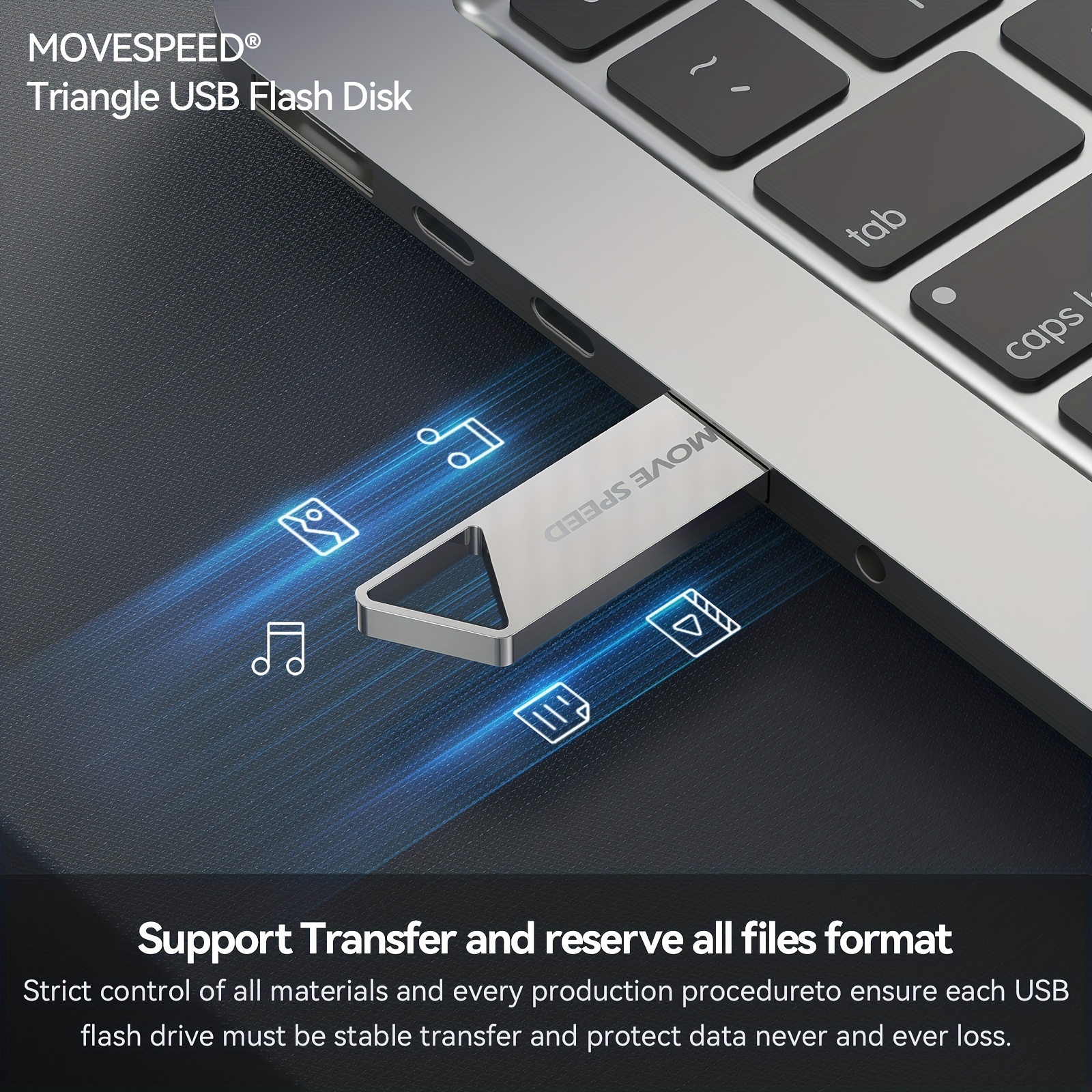 MOVESPEED Portable USB Flash Drive High Speed Pen Drive 64GB 32GB