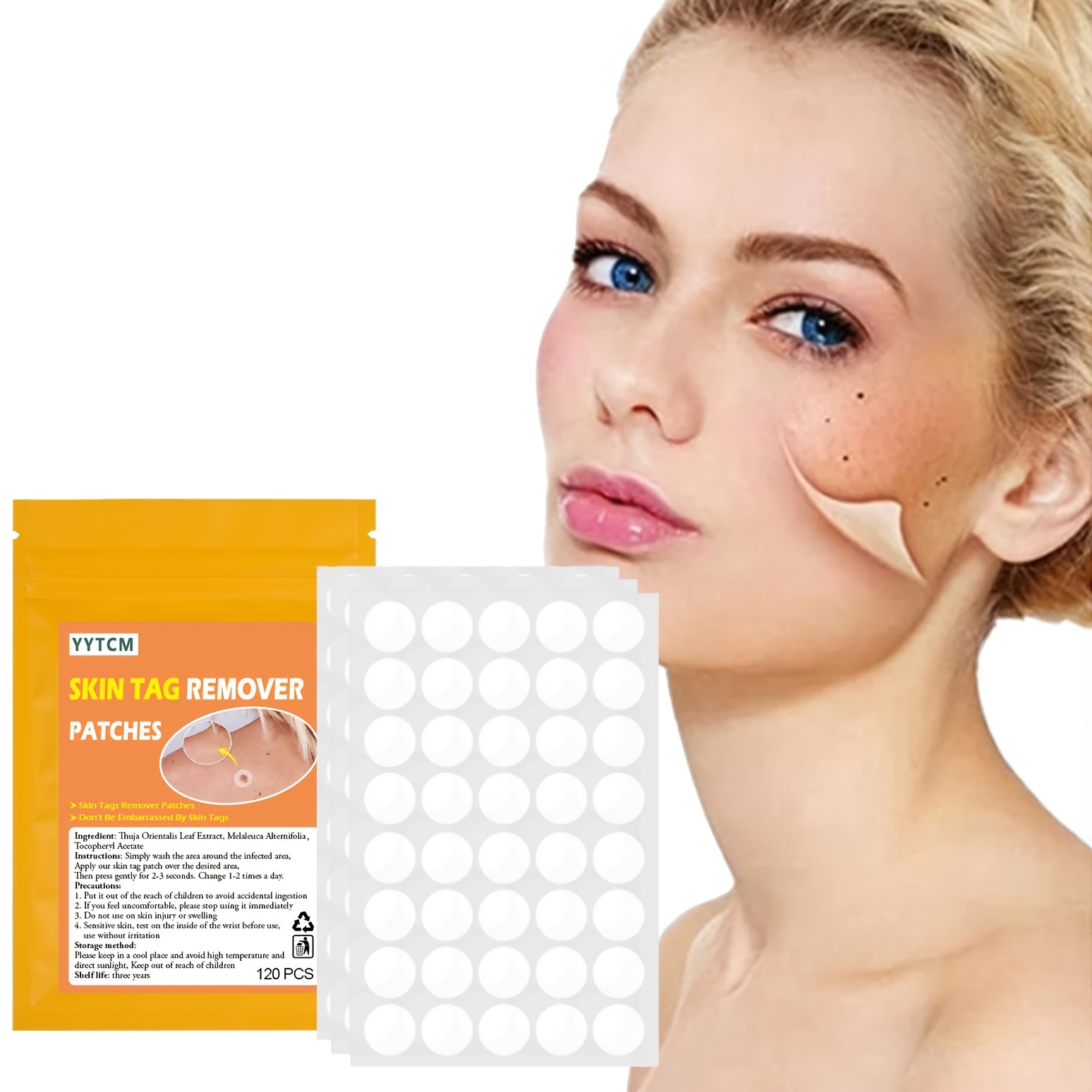 120pcs Acne Pimple Patch for Covering Zits & Blemishes- Fast, Painless & Safe!