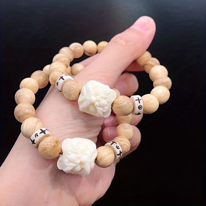 Lion head off deals white bracelet