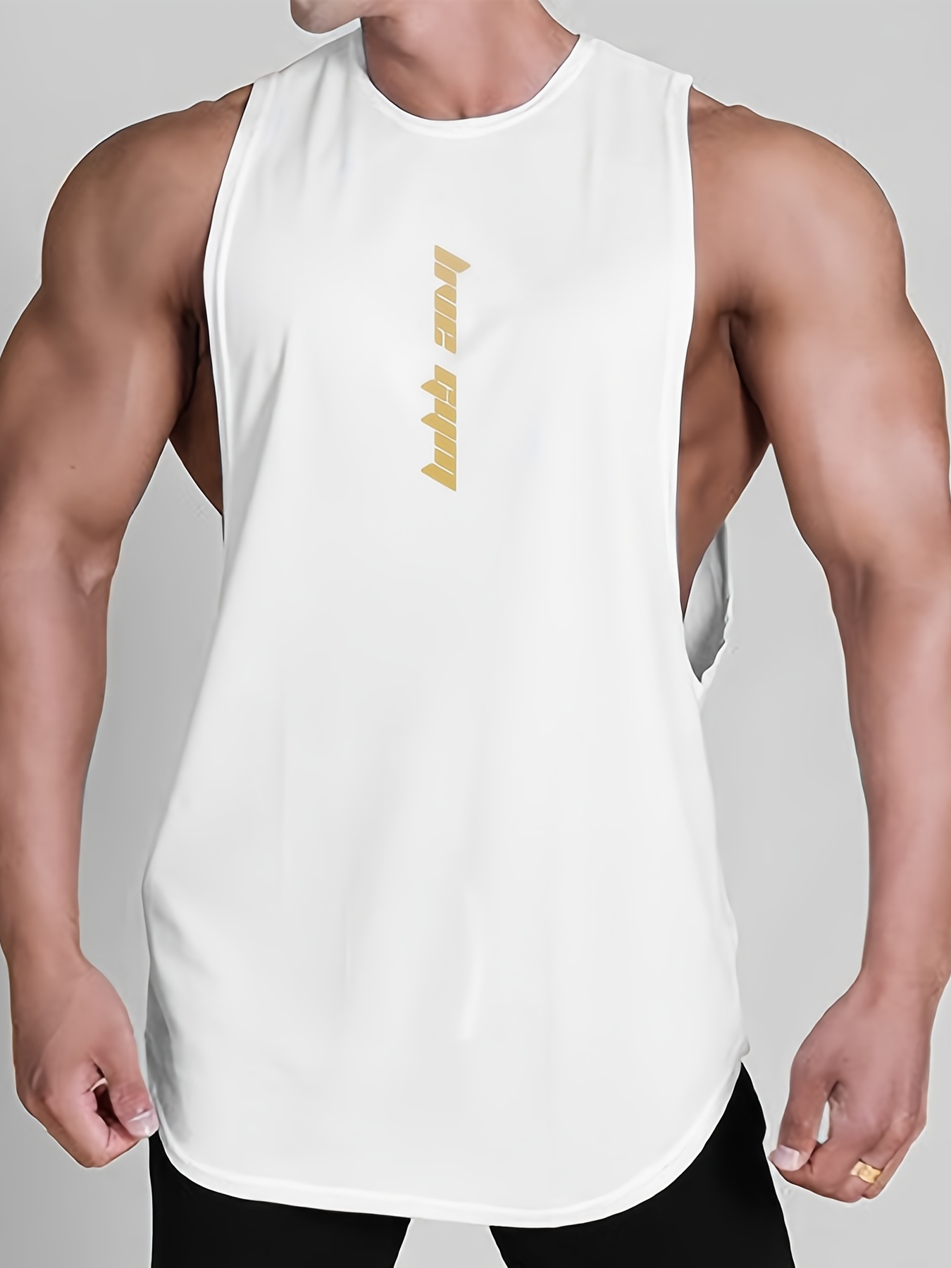 Men's Athletic Tank Top Breathable Moisture Wicking Vest - Temu