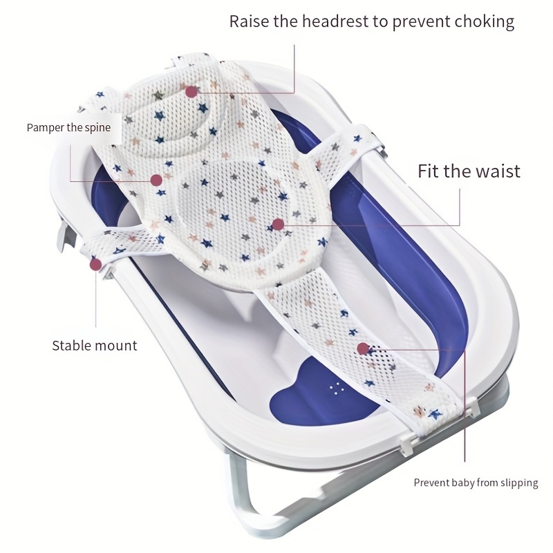 Non-Slip Baby Bath Net Holder for Safe Bathing